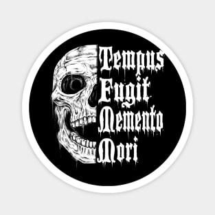 Tempus Fugit Memento Mori Magnet